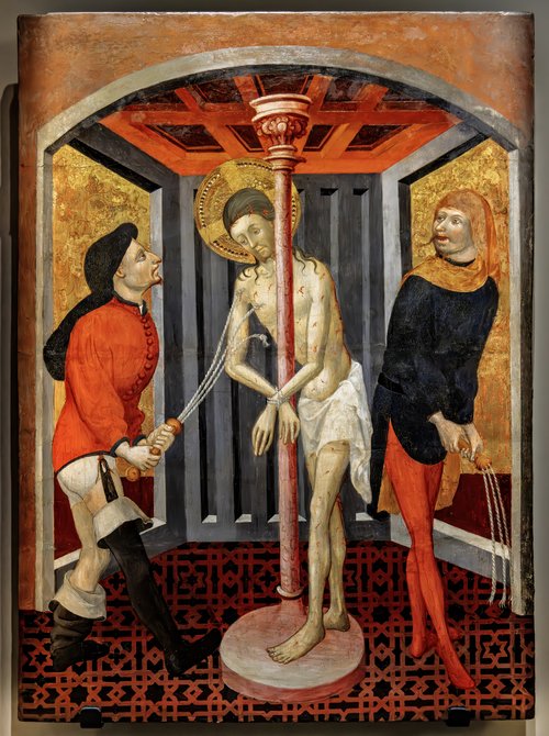 La Flagellation du Christ, 1420, Lluis Borrassà