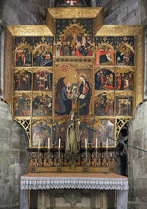 Retable dédié à Saint Gabriel, , Lluis Borrassà