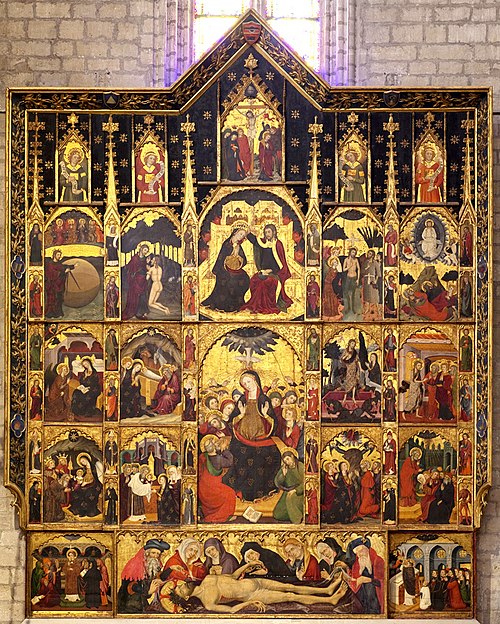 retable du Saint Esprit, 1394, Lluis Borrassà