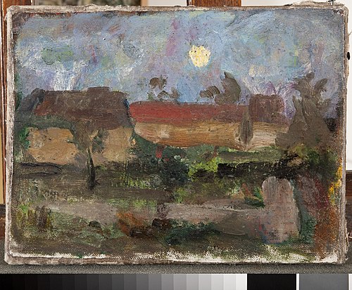 Księżyc nad wsią, 1906, Tadeusz Makowski