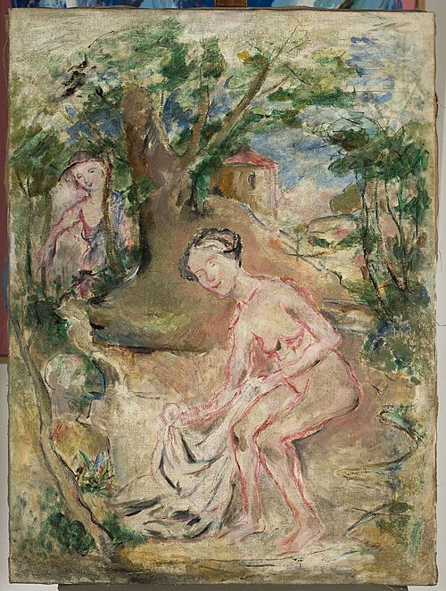 In a bath, 1907, Tadeusz Makowski