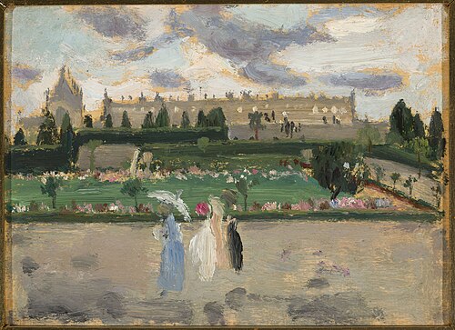 Pejzaż miejski (Esplanade des Invalides), 1908, Tadeusz Makowski
