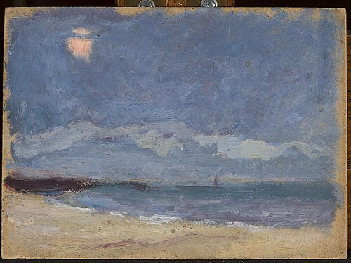 Seascape (the sun behind a cloud), 1910, Tadeusz Makowski