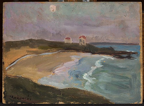 Sea coast, 1910, Tadeusz Makowski