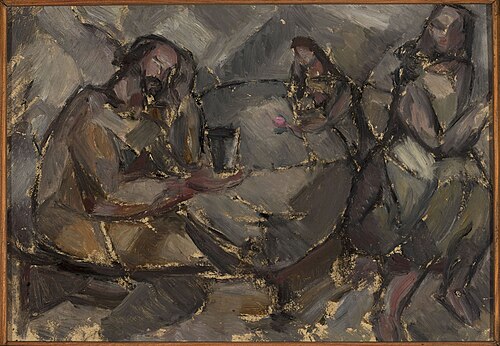 In a wine bar, 1912, Tadeusz Makowski