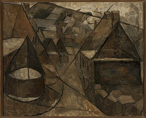 Breton landscape with a well, 1913, Tadeusz Makowski