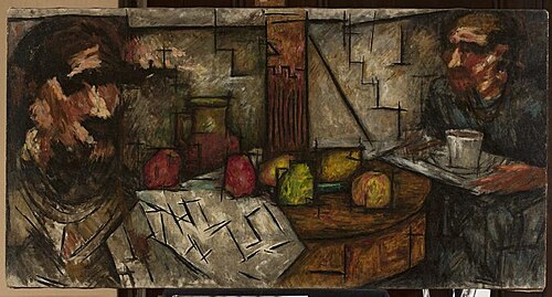 Afternoon snack, 1915, Tadeusz Makowski