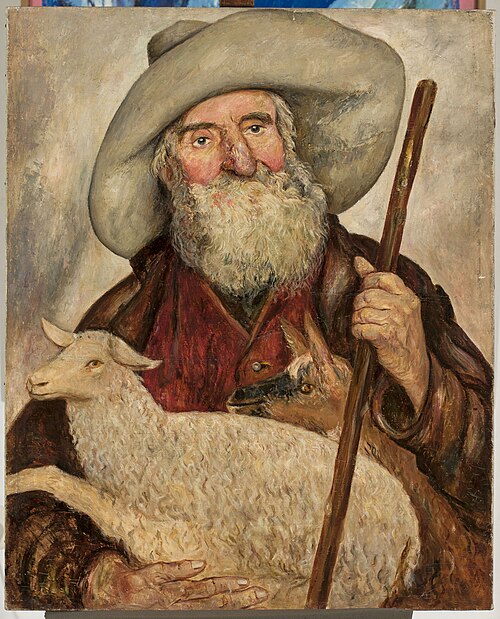 Good shepherd, 1918, Tadeusz Makowski