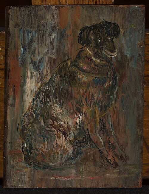 Study of a dog (Malina), 1918, Tadeusz Makowski