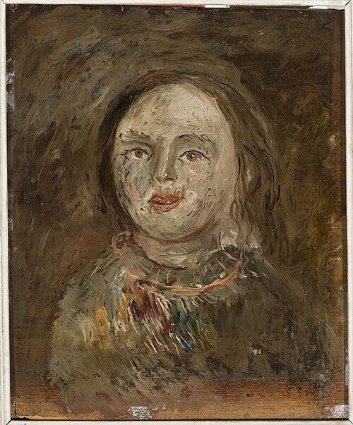 Głowa dziewczynki, 1919, Tadeusz Makowski