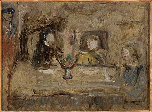 Przy stole, 1919, Tadeusz Makowski
