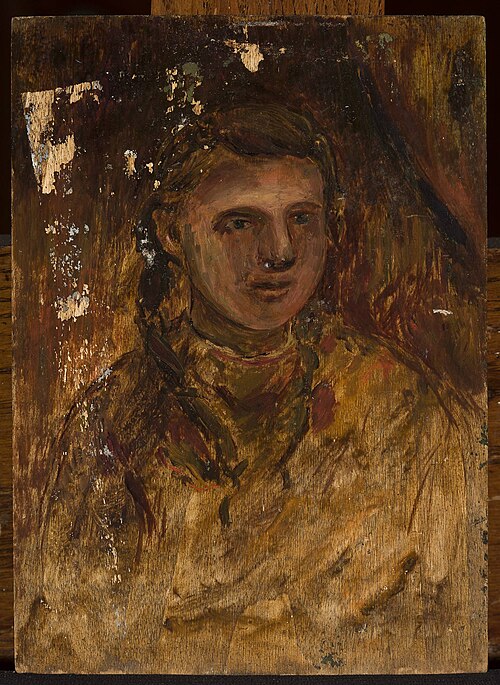 Study of a little girl, 1919, Tadeusz Makowski