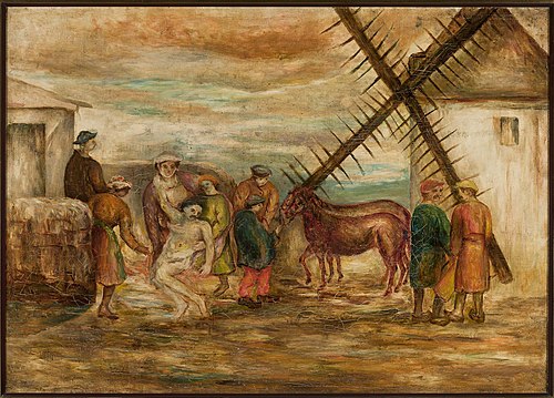 Good Samaritan, 1920, Tadeusz Makowski