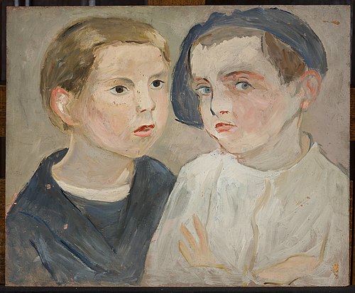 Brothers, 1920, Tadeusz Makowski