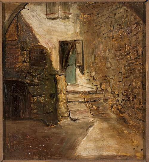 Fragment starego domu, 1920, Tadeusz Makowski