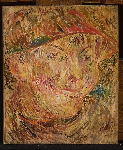 Head of a boy in a hat, 1921, Tadeusz Makowski