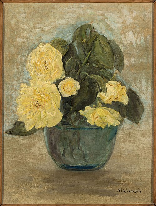 Żółte róże, 1923, Tadeusz Makowski