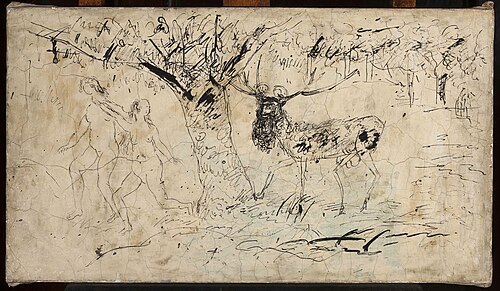 Scene in Paradise, 1924, Tadeusz Makowski