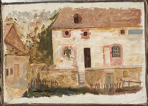 Dom ze sztachetami, 1924, Tadeusz Makowski