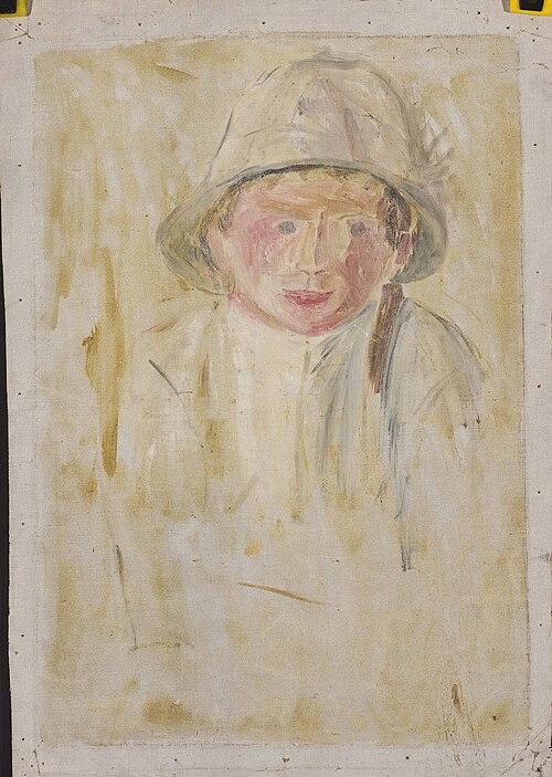 Sketch of a boy's figure VIII, 1925, Tadeusz Makowski