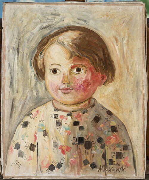 Dziewczynka z rumianym policzkiem, 1925, Tadeusz Makowski