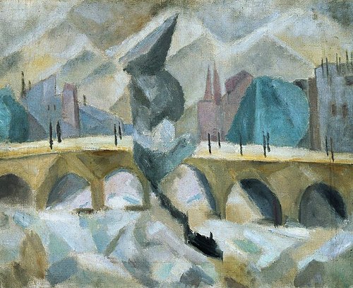 Le Pont sur la Seine., 1913, Tadeusz Makowski