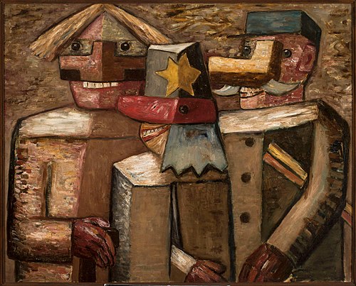 Railwaymen, 1930, Tadeusz Makowski