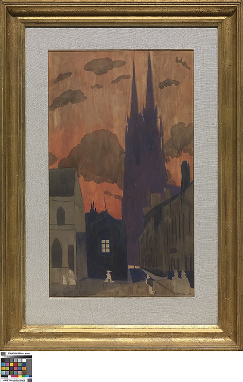 De Bediening, 1923, Léon Spilliaert