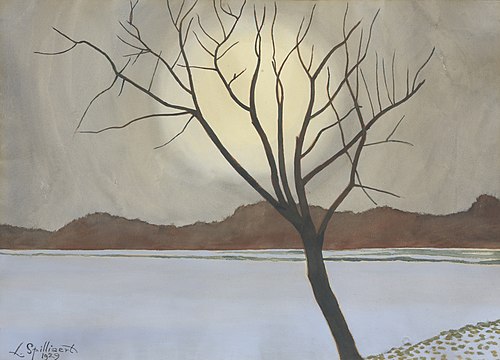 Landschap met boom op het voorplan, 2000, Léon Spilliaert