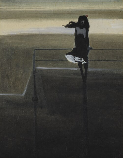 The gust of wind, 1904, Léon Spilliaert