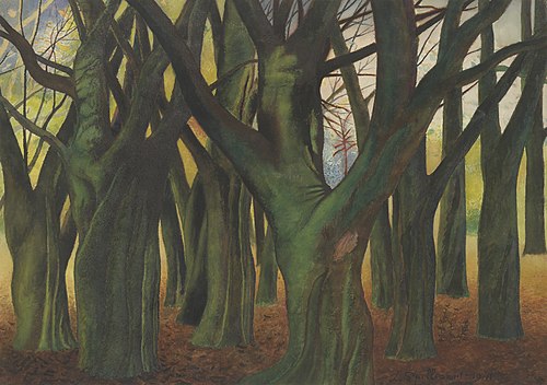 Groene bomen, 1941, Léon Spilliaert