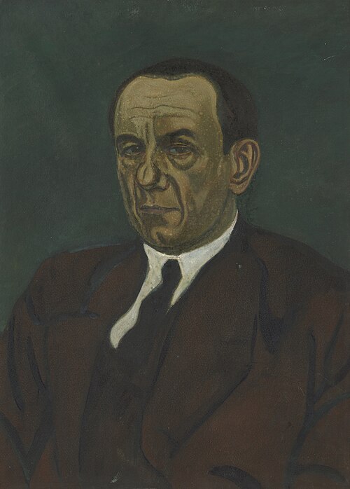Portret van Henri Vandeputte, 1921, Léon Spilliaert
