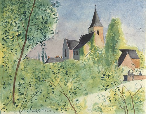 Landschap voor “Au temps que Nanette était perdue”, 1930, Léon Spilliaert