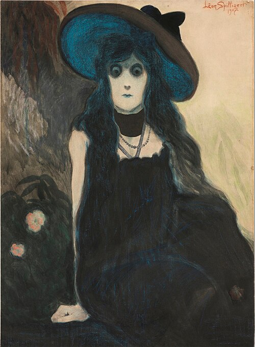 La Buveuse d’absinthe, 1907, Léon Spilliaert