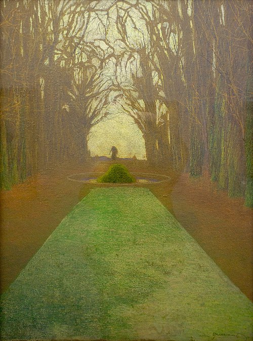 Le parc royal à Bruxelles, 1917, Léon Spilliaert