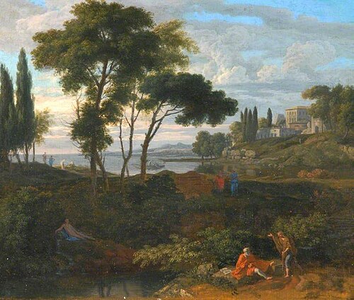 Classical Landscape with Figures, , Johannes Glauber