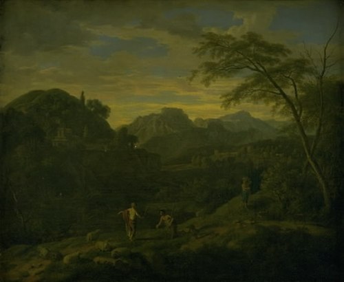 Southern Mountain Scenery, 1693, Johannes Glauber