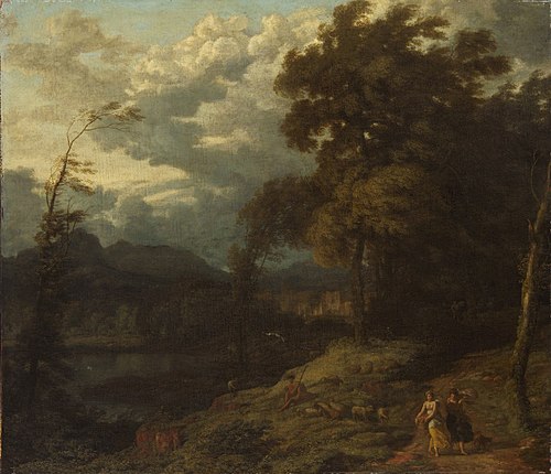 Arkadische Landschaft, , Johannes Glauber