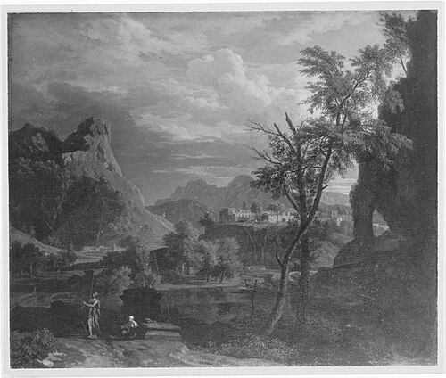 Italienische Landschaft, 1686, Johannes Glauber