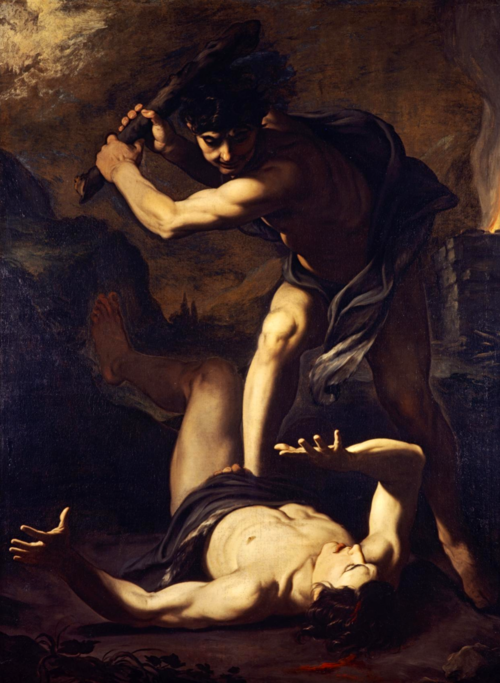 Cain Killing Abel, 1636, Pietro Antonio Novelli II