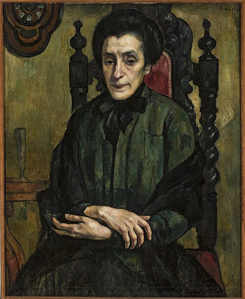 Portret Natalii Aszer (Ascher), 1922, Roman Kramsztyk