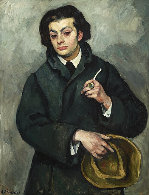 Portrait of Mojżesz Kisling, 1913, Roman Kramsztyk