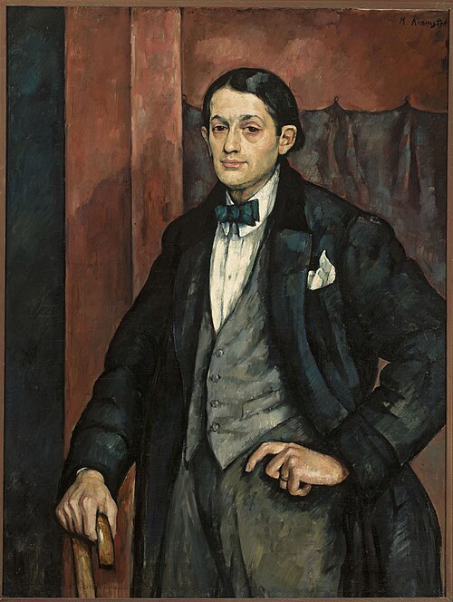 Portrait of sculptor Henryk Kuna, 1917, Roman Kramsztyk