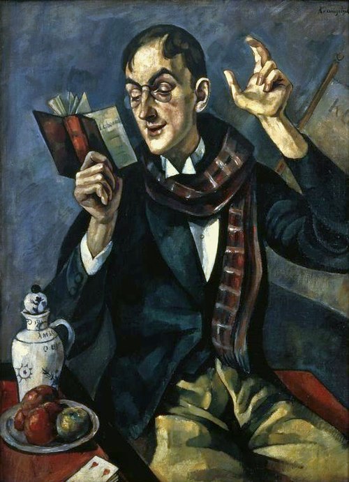 Portrait du poète Jan Lechoń., 1920, Roman Kramsztyk