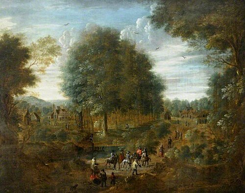 A Village Scene, , Pieter Gysels