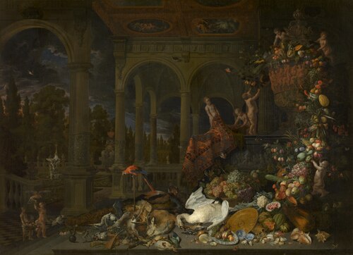 Still Life, 1680, Pieter Gysels