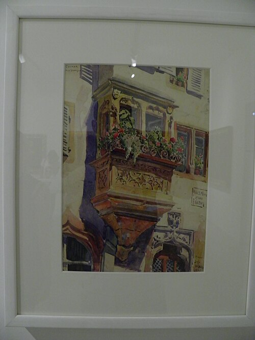 Colmar, rue Schongauer, 1934, Hansi