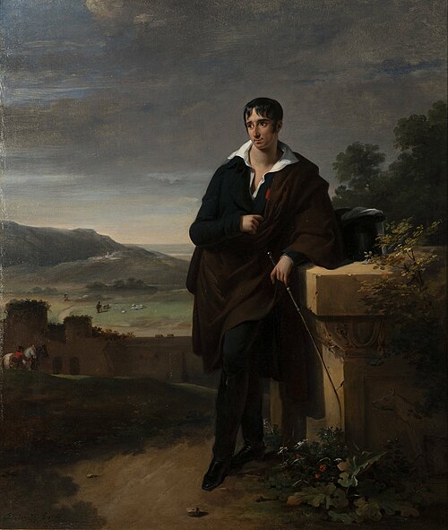 Le comte Camille de Tournon dans la campagne romaine, 1832, Hortense Haudebourt-Lescot