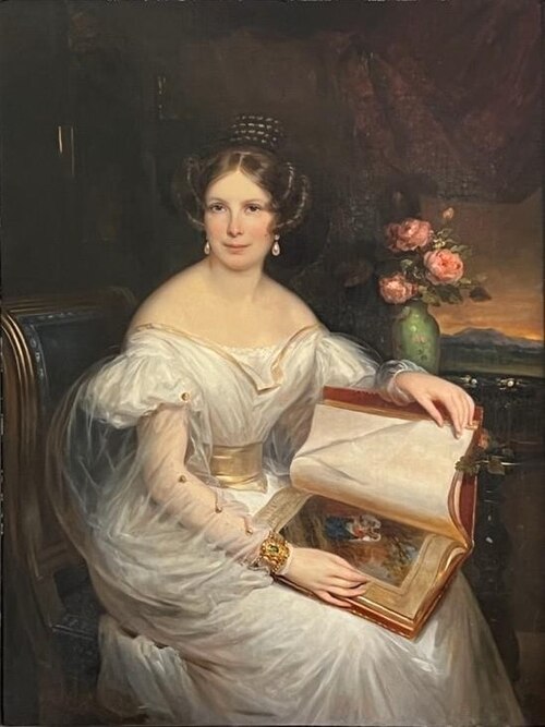 Portrait d'Atala Stamaty-Varcollier, 1833, Hortense Haudebourt-Lescot