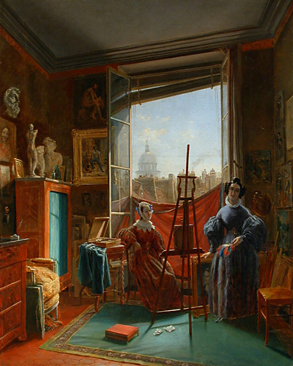 Atelier à Paris, , Hortense Haudebourt-Lescot